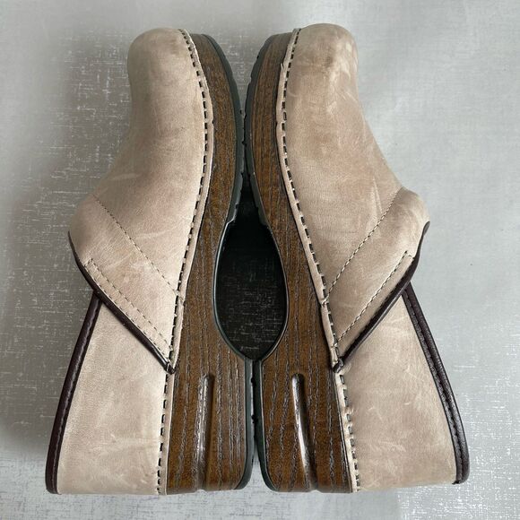 Dansko Professional Leather Mule Clogs Shoes Bone Women's 42- US 11.5 / 12 - Picture 9 of 16
